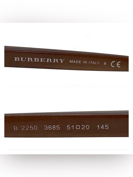 Burberry Unisex Classic Round Full Rim Glasses Frame BE2250 3685 main image 12